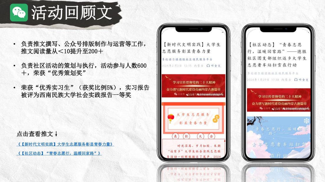 社区公众号活动回顾推文